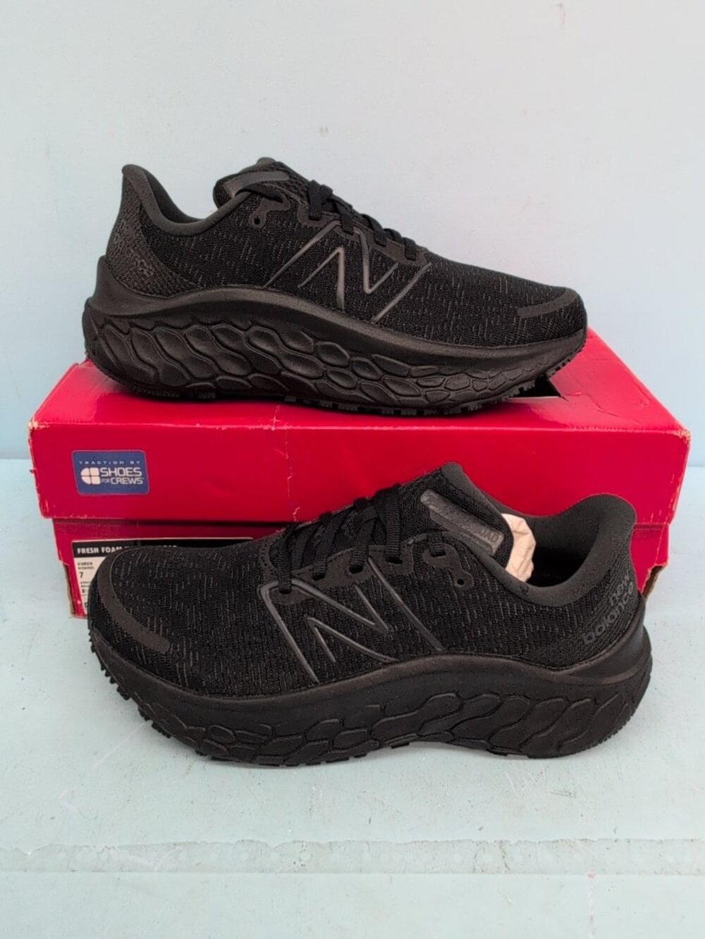 New Balance Fresh Foam X Kaiha Shoes For Crews Men's Running Sneakers US 7 Black